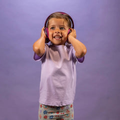 JBuddies ANC Kids Headphones Purple/Pink