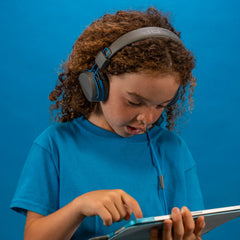 JBuddies Studio On-Ear Kids Wired Headphones Graphite/Blue